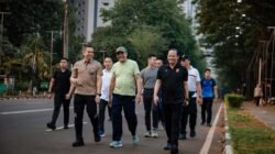 Situasi Jakarta Aman, Menkopolkam dan Kapolda hingga Pangdam Jaya Olahraga Bersama di GBK