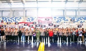 Turnamen Futasl Kapolres Metro Tangerang Kota Cup Semarakan HUT RI