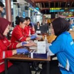PMI Kota Tangerang Gelar CKG di Bandara Soetta