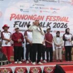 Maesyal Rasyid Lepas Peserta Fun Walk Semarak HUT ke-81 RI di Panongan