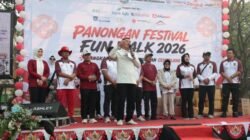 Maesyal Rasyid Lepas Peserta Fun Walk Semarak HUT ke-81 RI di Panongan