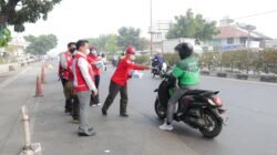 Dampak Erupsi Anak Krakatau, PMI Tangsel Bagikan 14 Ribu Masker Gratis