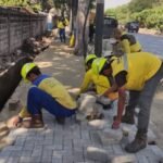 Akses Pedestrian Jadi Prioritas, Trotoar Jalan Bouraq-Lio Baru Kota Tangerang Diperbaiki