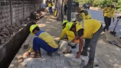 Akses Pedestrian Jadi Prioritas, Trotoar Jalan Bouraq-Lio Baru Kota Tangerang Diperbaiki