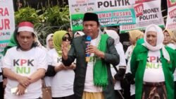 Dugaan Politik Uang, KPK NU Gelar Unjuk Rasa di Gedung Anti Rasuah Jakarta