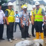Antisipasi Longsor dan Banjir, Pemkot Tangsel Pasang Bronjong di Aliran Kali Angke Villa Pamulang