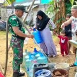Koramil 01 Teluknaga Salurkan Bantuan Air Bersih di Kabupaten Tangerang