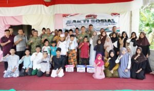 Peringati HUT ke-28 Korem 052 Wijayakrama, Kodim 0510 Tigaraksa Gelar Karya Bakti dan Santunan Anak Yatim