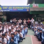 Disambangi Polsek Ciledug, Siswa SMP An-Nurmaniyah Dimotivasi Tidak Tawuran dan Bullying
