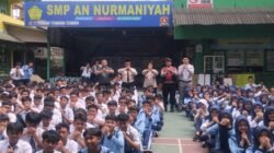 Disambangi Polsek Ciledug, Siswa SMP An-Nurmaniyah Dimotivasi Tidak Tawuran dan Bullying