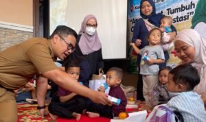 Perkuat Pencegahan Stunting, Pilar Resmikan Pos Gizi di Lengkong Gudang