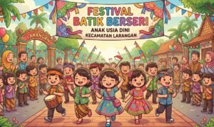 Inovasi Bunda PAUD, Festival Batik Berseri Anak Usia Dini Segera Hadir di Kecamatan Larangan